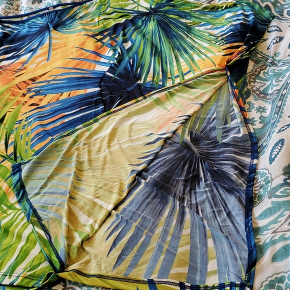 Women multi-color Entry Tropical Casual Dress Sz M - Picture 6 of 6